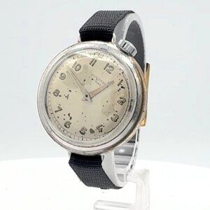 Vintage Junghans Driver Style Men's Mechanical Wristwatch 93S1 GermanyChrome